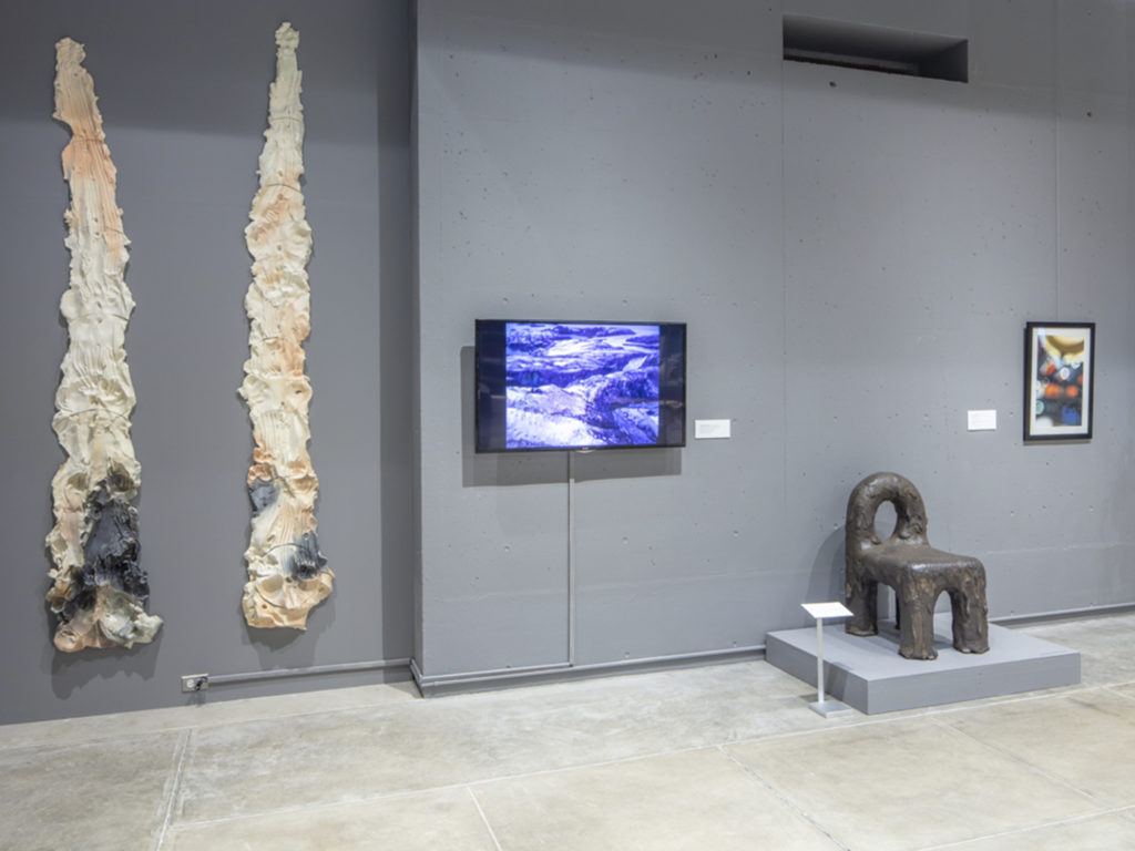 2019 exhibition earth piece everson install