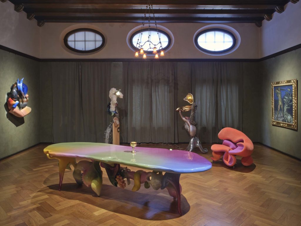 2022 exhibition misha kahn villa stuck install 2