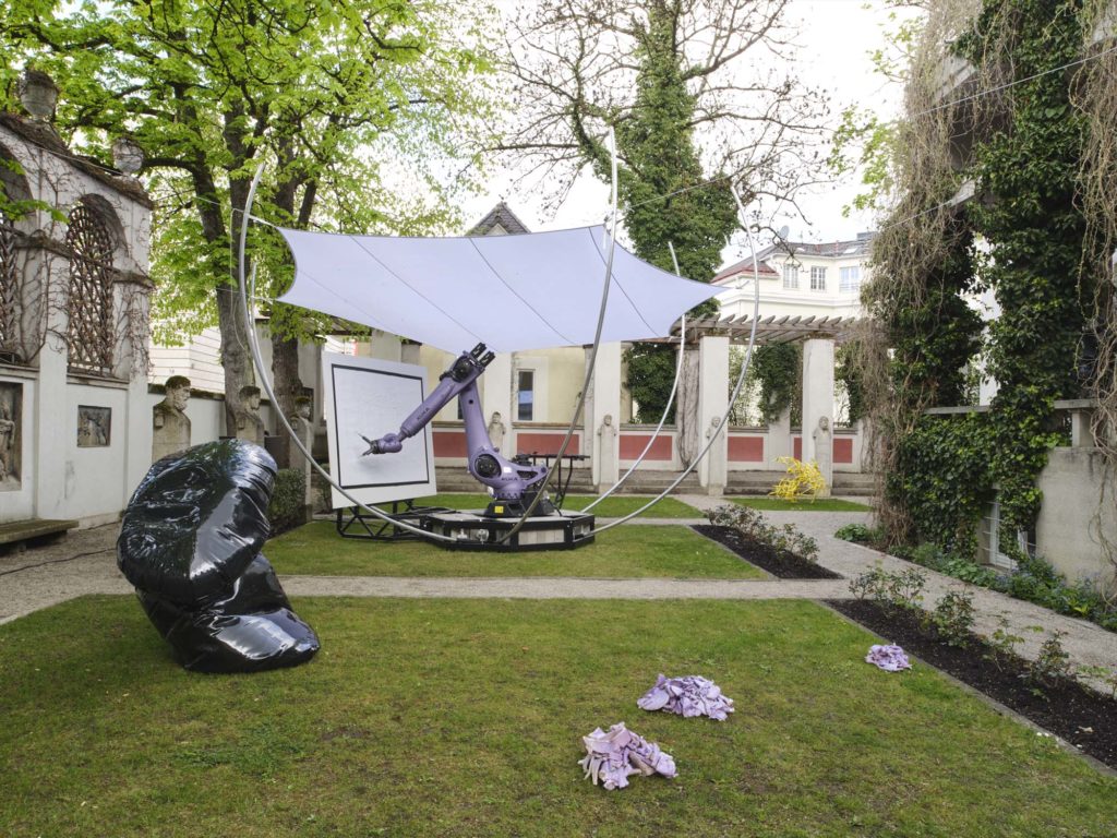 2022 exhibition misha kahn villa stuck install 4