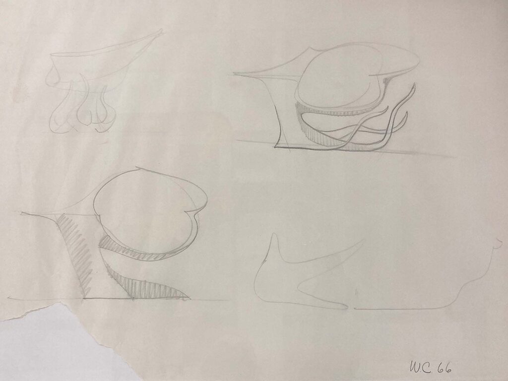 Castle_Squid Chair with Table_drawing