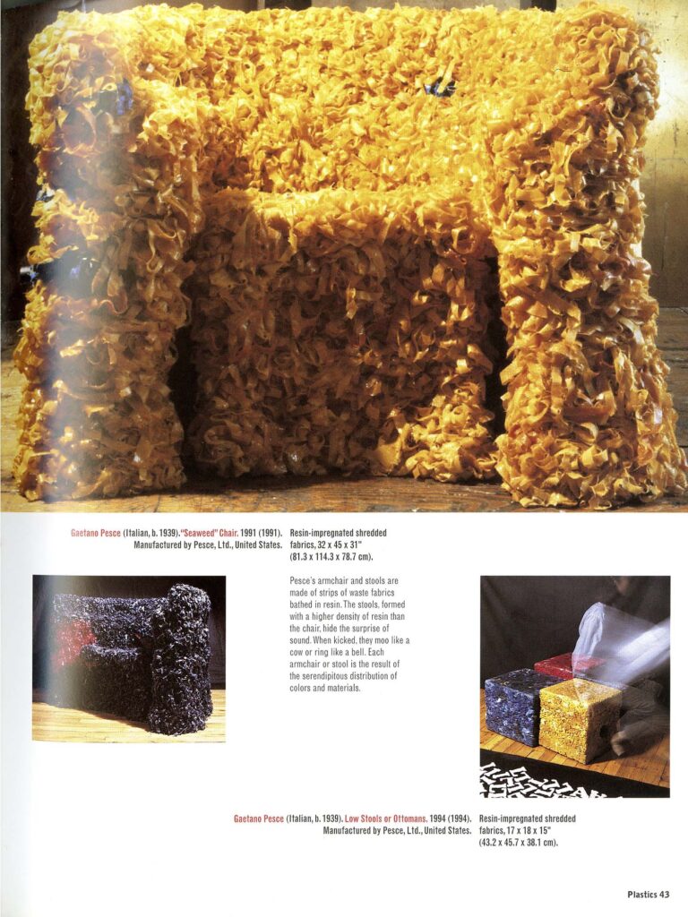 Pesce Seaweed Chair literature mutant materials moma 1995 pg 43