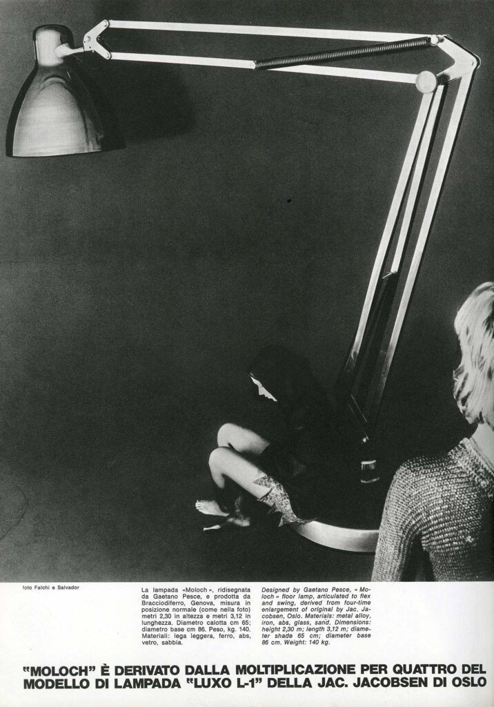 Pesce_Moloch_Lamp_literature_Domus_1972_p 38